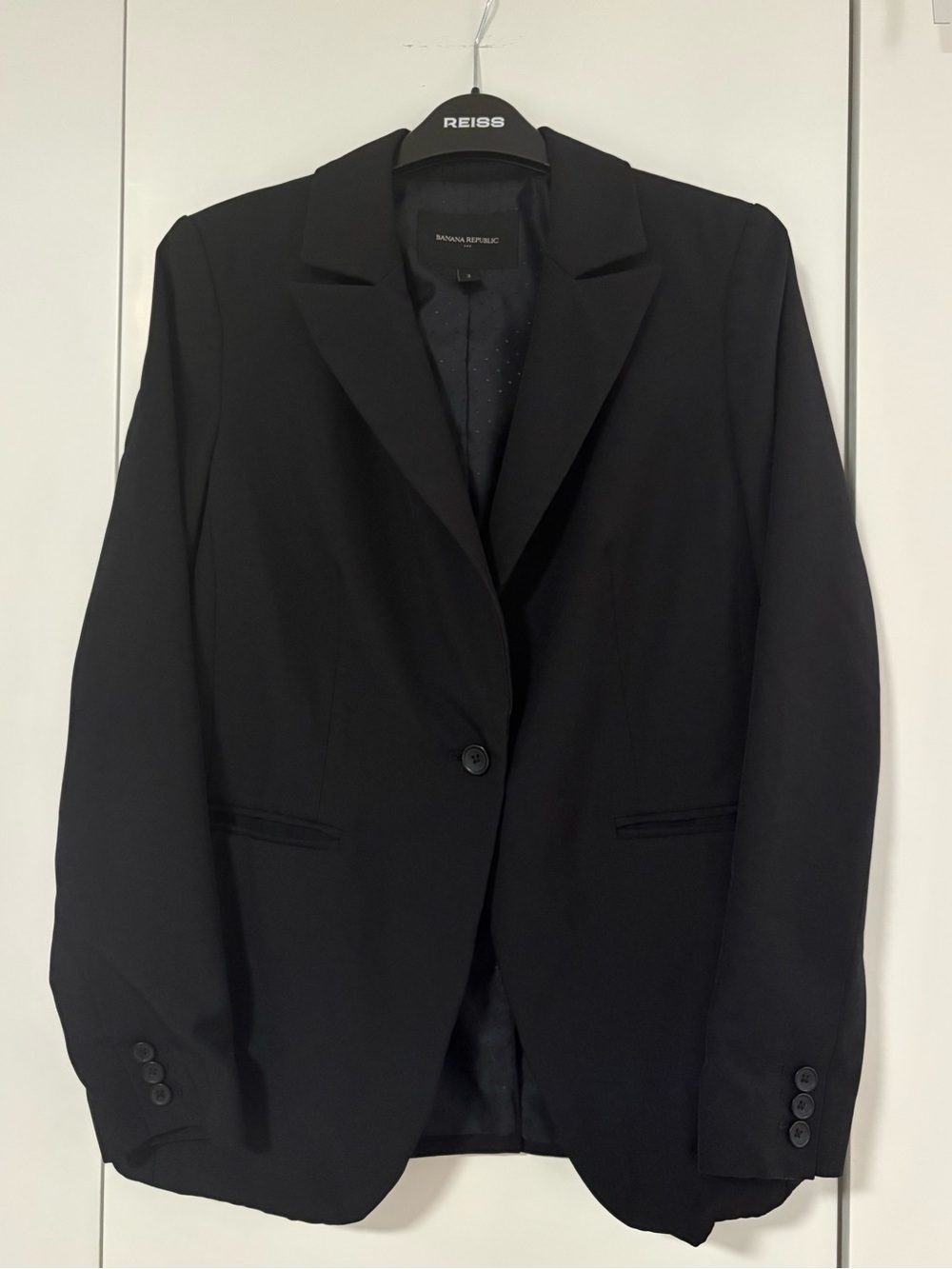 Banana Republic Black Single-Button Women's Blazer